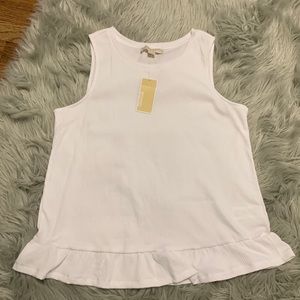 NWT Michael Kors White Tank Top Blouse